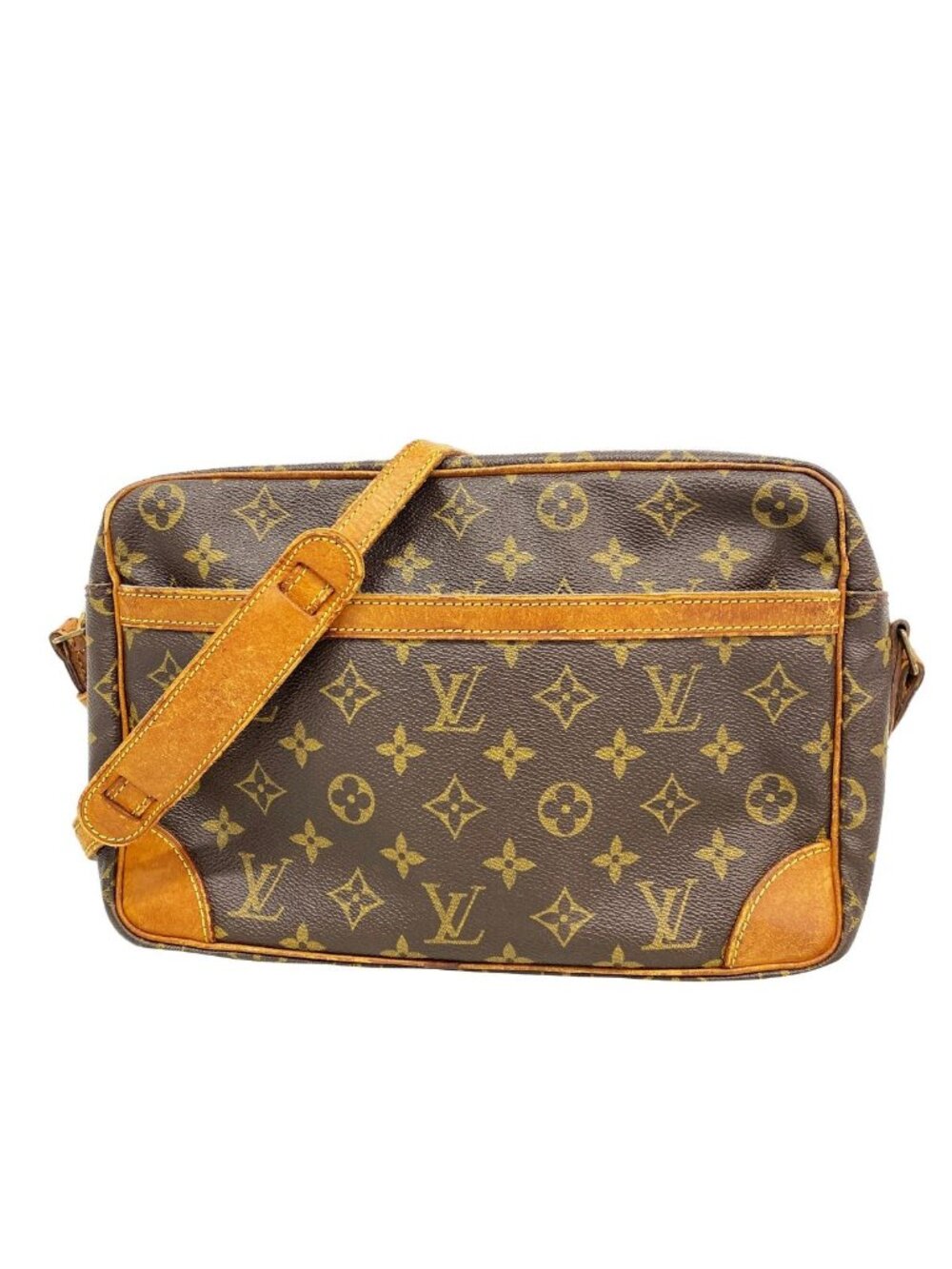 Louis Vuitton Shoulder Bag Monogram Trocadero 30 Brown